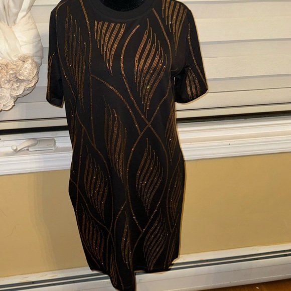 Dresses & Skirts - BRAND NEW MIDI BODYCON DRESS SEQUIN SIZE LARGE WOMENS
